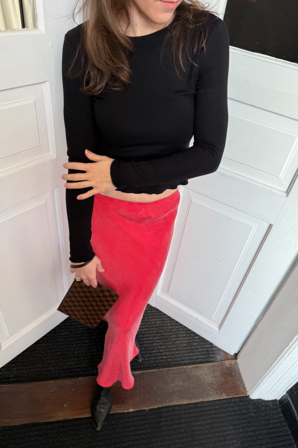 Romantyczny longsleeve w stylu crop