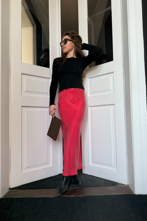 Romantyczny longsleeve w stylu crop