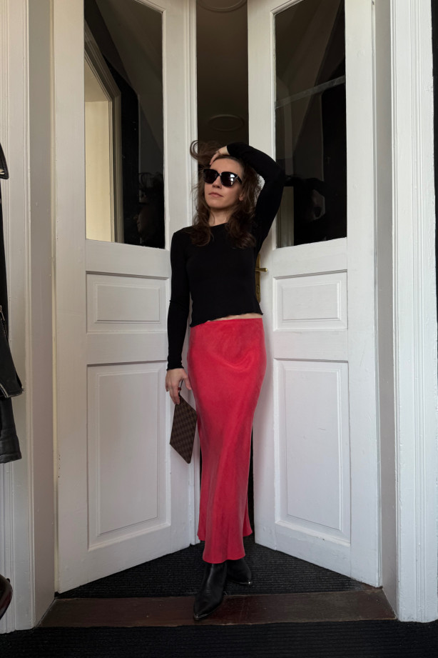 Romantyczny longsleeve w stylu crop