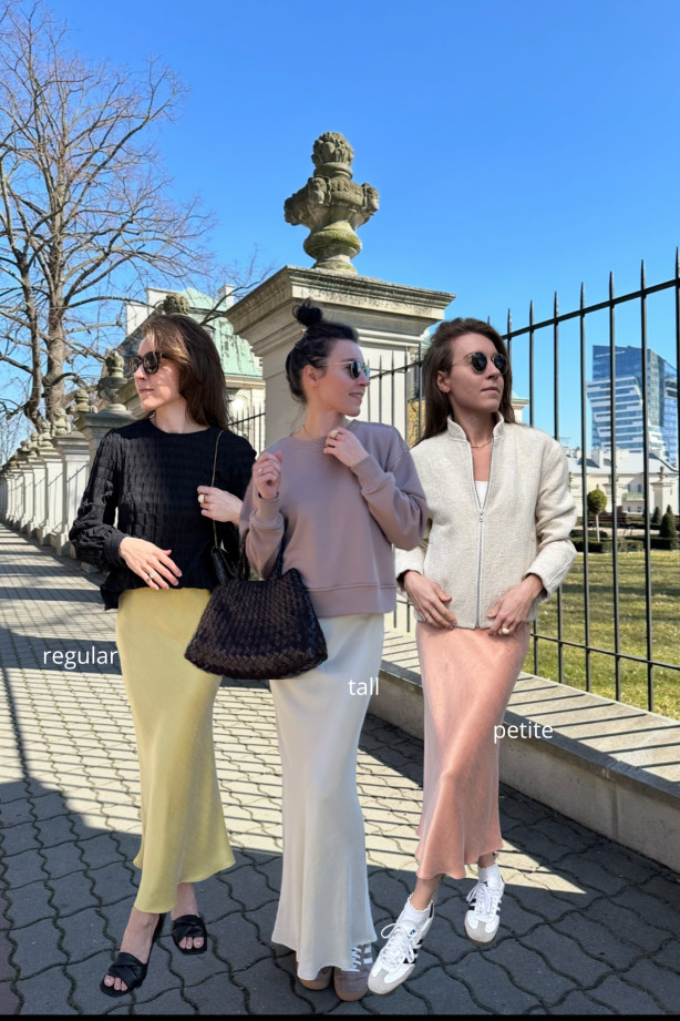 Żółta spódnica ze skosu Florence