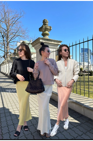 Żółta spódnica ze skosu Florence