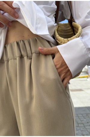 Szerokie spodnie na gumie