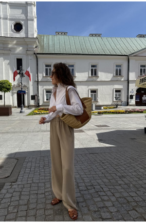 Szerokie spodnie na gumie