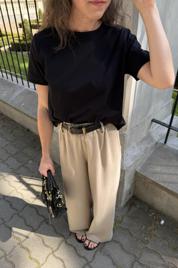 Szerokie spodnie na gumie