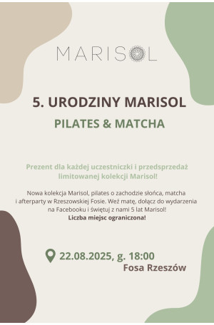 Marisol | Ekskluzywna wejściówka na event: moda, pilates i prezenty