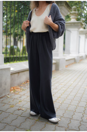 Szerokie spodnie na gumie