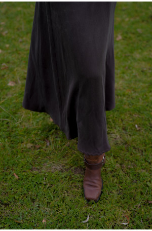 Spódnica Mocha – czekoladowa spódnica midi na gumie | Marisol