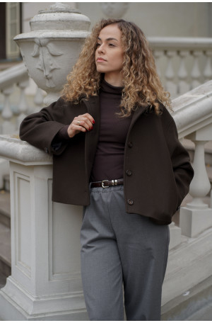 Wełniane spodnie z prostą nogawką i gumą w pasie | Marisol