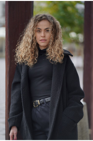 Wełniane spodnie z prostą nogawką i gumą w pasie | Marisol