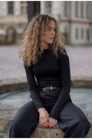 Wełniane spodnie z prostą nogawką i gumą w pasie | Marisol