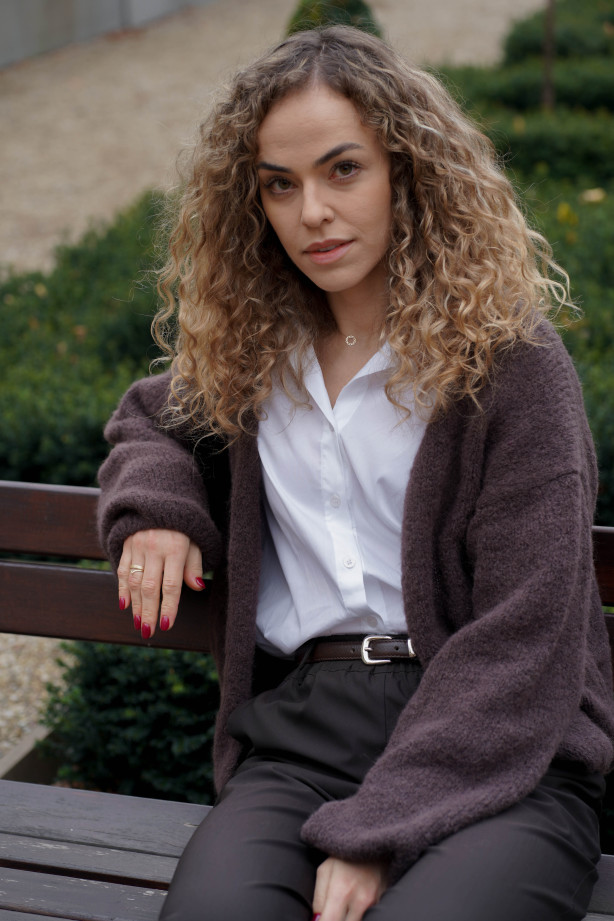 Kardigan typu chmurka wykonany z suri alpaca | Marisol Kardigan typu chmurka wykonany z suri alpaca | Marisol