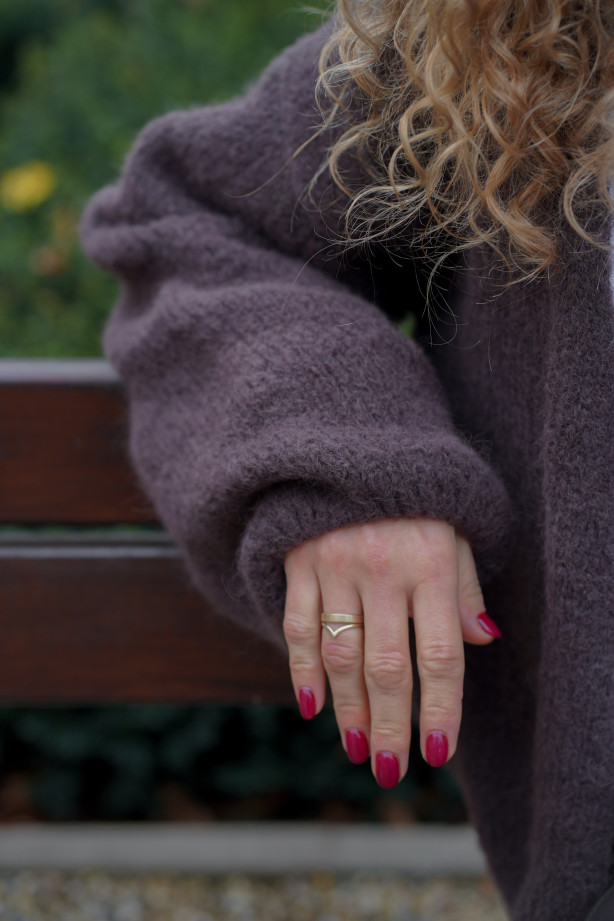 Kardigan typu chmurka wykonany z suri alpaca | Marisol Kardigan typu chmurka wykonany z suri alpaca | Marisol