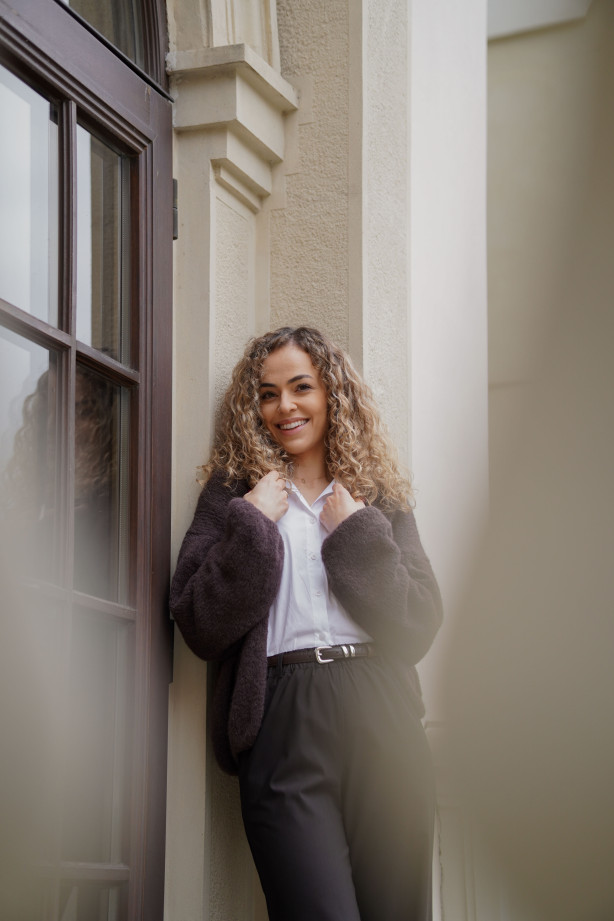 Kardigan typu chmurka wykonany z suri alpaca | Marisol Kardigan typu chmurka wykonany z suri alpaca | Marisol