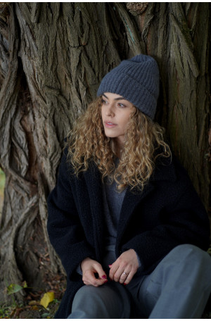 Kurtka Marlow – długa kurtka z wełny o strukturze baranka | Marisol