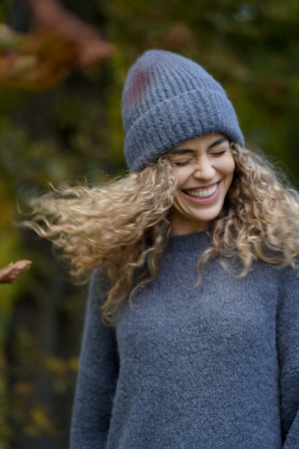 Klasyczna czapka z baby suri alpaki i wełny jagnięcej | MARISOL Klasyczna czapka z baby suri alpaki i wełny jagnięcej | MARISOL