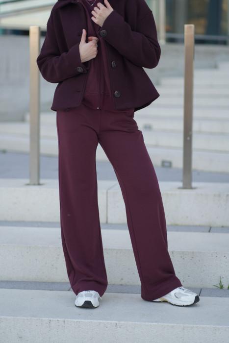 Spodnie dresowe z prostą nogawką – bawełna, polska produkcja | Marisol