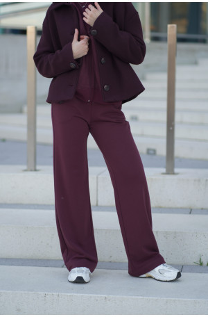 Spodnie dresowe z prostą nogawką – bawełna, polska produkcja | Marisol