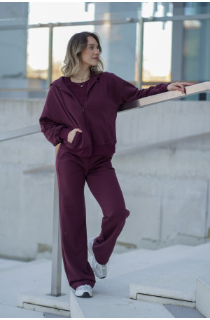 Spodnie dresowe z prostą nogawką – bawełna, polska produkcja | Marisol