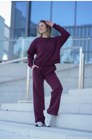 Spodnie dresowe z prostą nogawką – bawełna, polska produkcja | Marisol