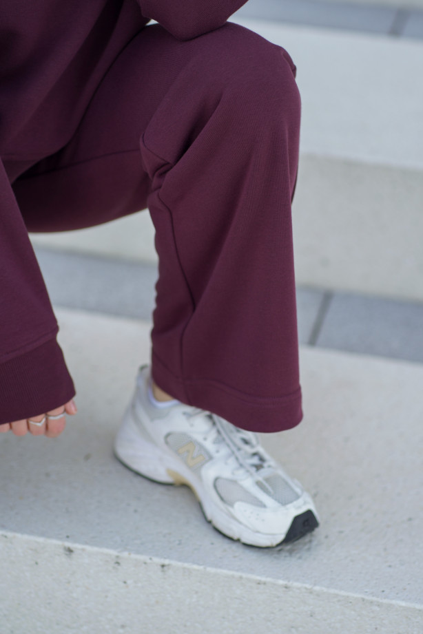 Spodnie dresowe z prostą nogawką – bawełna, polska produkcja | Marisol