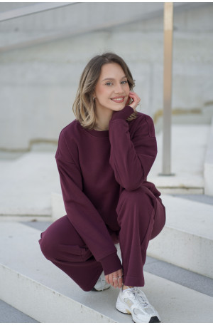 Spodnie dresowe z prostą nogawką – bawełna, polska produkcja | Marisol