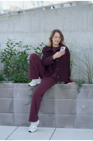 Spodnie dresowe z prostą nogawką – bawełna, polska produkcja | Marisol