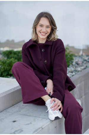 Spodnie dresowe z prostą nogawką – bawełna, polska produkcja | Marisol