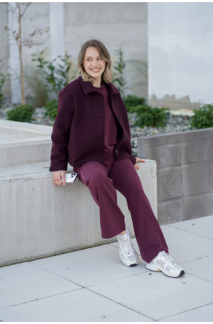 Spodnie dresowe z prostą nogawką – bawełna, polska produkcja | Marisol