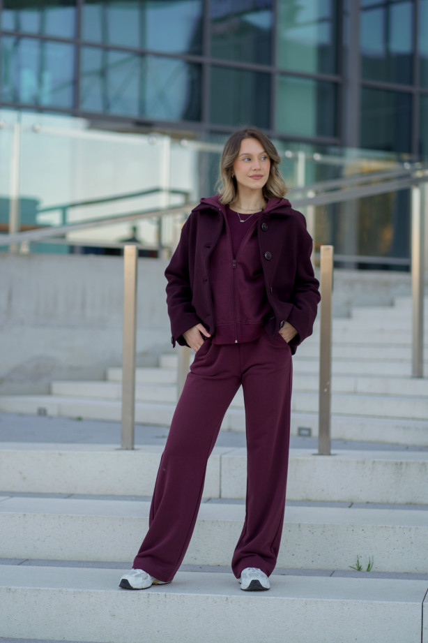 Bluza damska z kapturem na zamek – bawełna, polska produkcja | Marisol