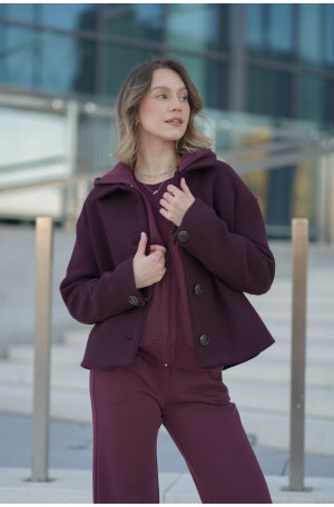 Bluza damska z kapturem na zamek – bawełna, polska produkcja | Marisol