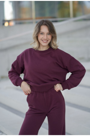 Bluza damska pudełkowa ze ściągaczem – bawełna, polska produkcja | Marisol