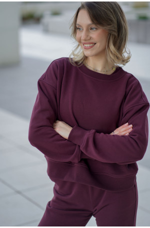 Bluza damska pudełkowa ze ściągaczem – bawełna, polska produkcja | Marisol