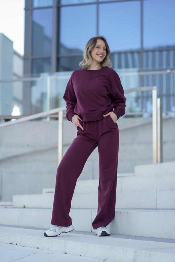 Bluza damska pudełkowa ze ściągaczem – bawełna, polska produkcja | Marisol