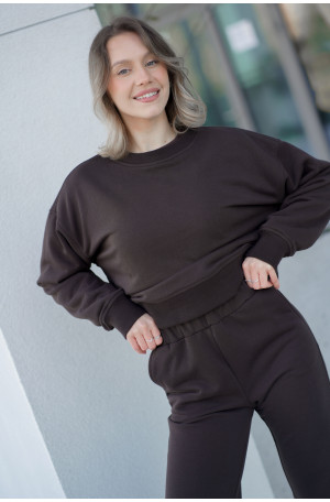 Bluza damska pudełkowa ze ściągaczem – bawełna, polska produkcja | Marisol