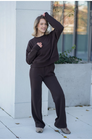 Bluza damska pudełkowa ze ściągaczem – bawełna, polska produkcja | Marisol