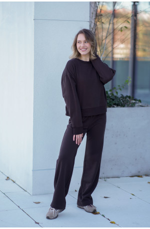 Bluza damska pudełkowa ze ściągaczem – bawełna, polska produkcja | Marisol