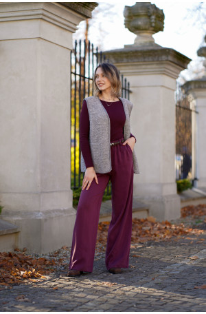 Spodnie Moris – proste, eleganckie spodnie z szerszą nogawką i kieszeniami | MARISOL