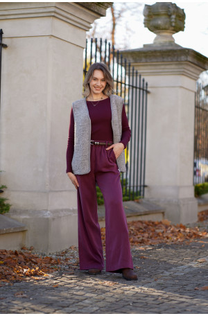 Spodnie Moris – proste, eleganckie spodnie z szerszą nogawką i kieszeniami | MARISOL