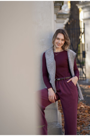 Spodnie Moris – proste, eleganckie spodnie z szerszą nogawką i kieszeniami | MARISOL