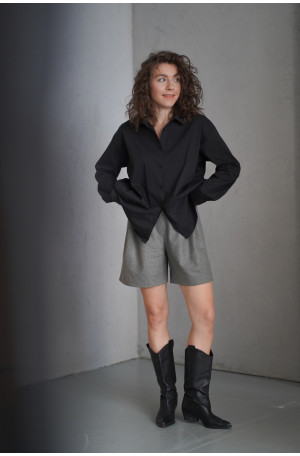 Chelsea – Wełniane szorty z zakładkami | Eleganckie szorty Marisol