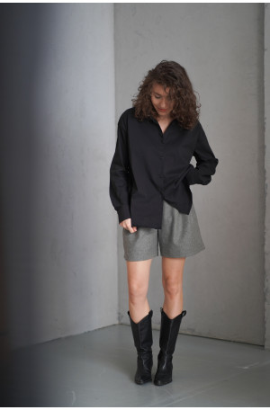 Chelsea – Wełniane szorty z zakładkami | Eleganckie szorty Marisol