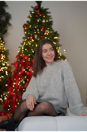 Sweter Noelle - luksusowy raglan z alpaki i merino | Marisol