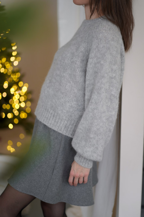 Sweter Noelle - luksusowy raglan z alpaki i merino | Marisol