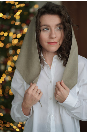 Chusta Triangle - trójkątna chustka z haftem | Marisol