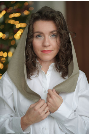 Chusta Triangle - trójkątna chustka z haftem | Marisol