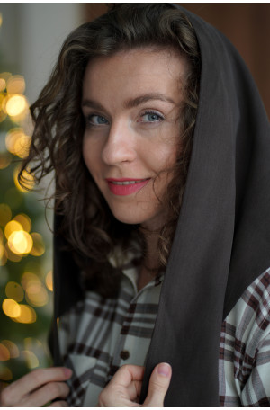 Chusta Triangle - trójkątna chustka z haftem | Marisol