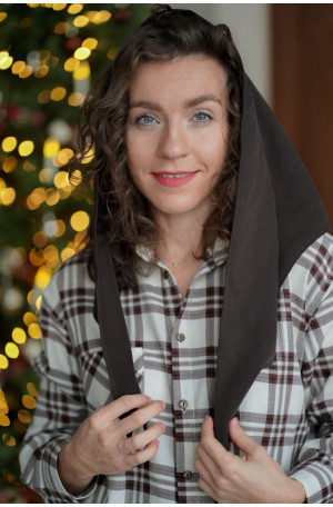 Chusta Triangle - trójkątna chustka z haftem | Marisol