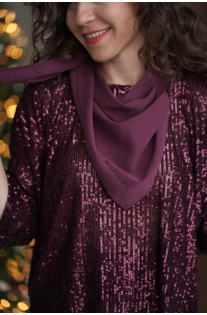 Chusta Triangle - trójkątna chustka z haftem | Marisol