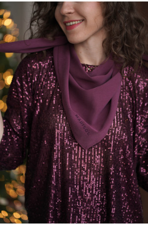 Chusta Triangle - trójkątna chustka z haftem | Marisol