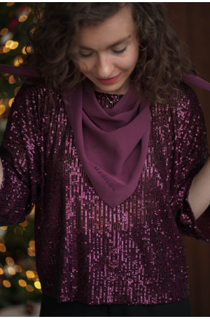 Chusta Triangle - trójkątna chustka z haftem | Marisol